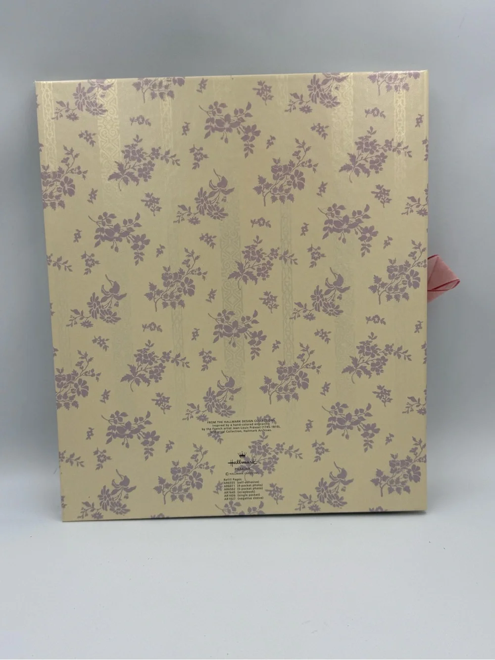 VTG Hallmark Coquette Cottagecore Floral Photo‎ Album Scrapbook Binder 12x10